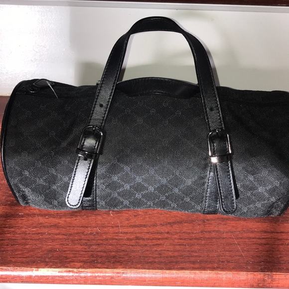 Etienne Aigner Black monogram small barrel bag 😘 - Picture 2 of 8